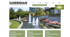 Desktop Screenshot of meridianlandscaping.com